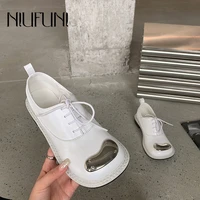 niufuni spring autumn japanese mary jane student womens shoes square toe low heels pumps black white metal decoration slip on
