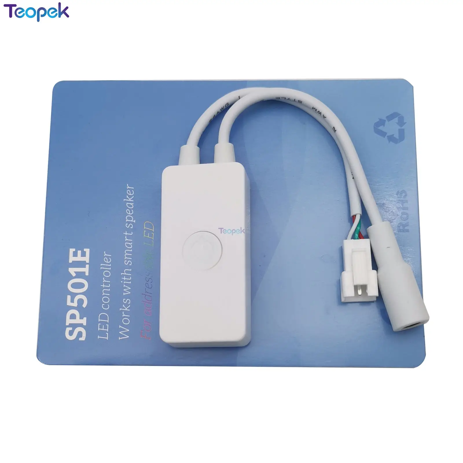 Светодиодный контроллер SP501E WIFI SPI Smart Amazon Alexa Control Max 900 пикселей для WS2812bB SK6812 UCS1903