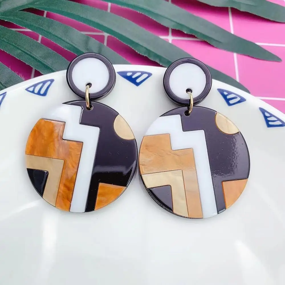 Золотые серьги модные ювелирные изделия свадебные вечерние подарки Женские