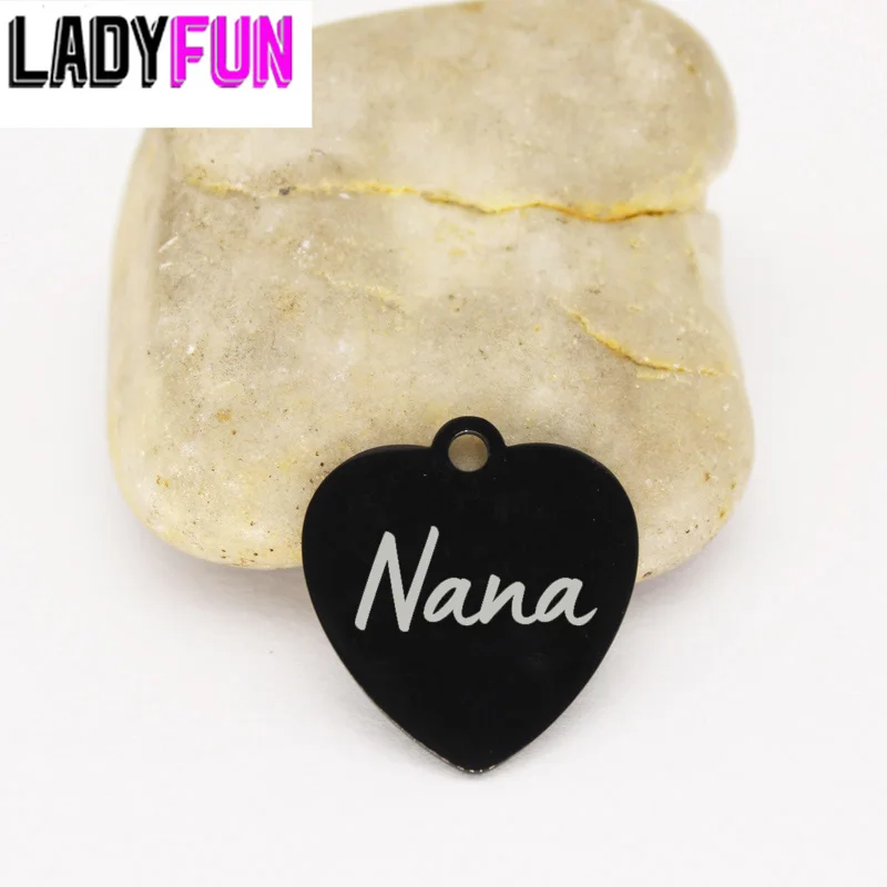 Семейные Подвески из нержавеющей стали очаровательные аксессуары ручной