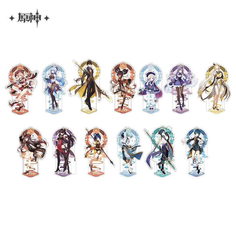 

[Original God] Liyue Port Theme Series Character Standing Acrylic Decoration Standing Label Yuan God Surrounding Genshin