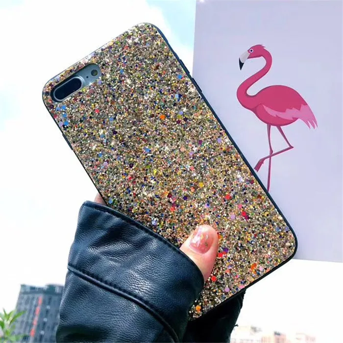 Блестящая Вспышка чехол для iPhone 7 8 6 6s Plus 7Plus Модный Блестящий чехол для iPhone 11 Pro X Xs Max XR защитный чехол для телефона - Цвет: 1