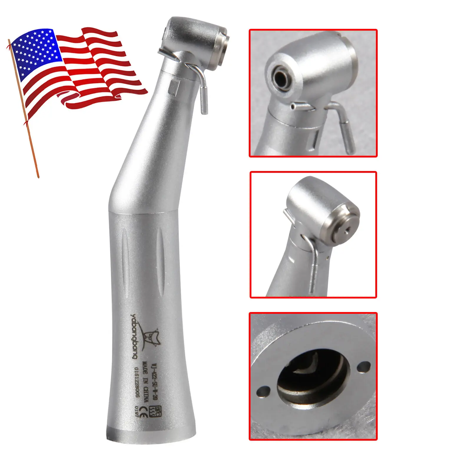 

10*USA Dental 20:1 Reduction Implant Contra Angle Handpiece Push Button fit NSK