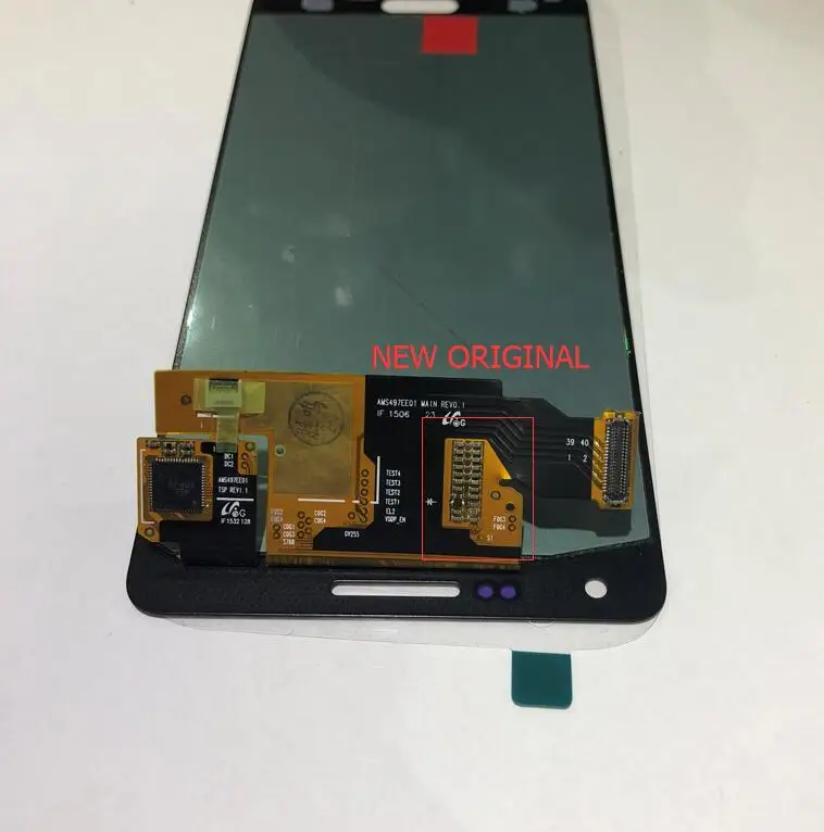 A5 GOLD Original 5,0 '' AMOLED ЖК-дисплей сенсорный экран дигитайзер для samsung A5 A500 A500F A500FU A500H A500M можно регулировать яркость - Цвет: A5 GOLD Original