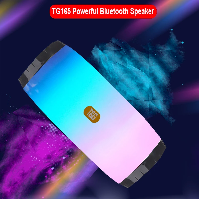 

TG165C Music Speaker Center For Bluetooth Speaker Powerful HIFI Stereo For Mobile Phone PC Computer with LED Light Home Theater