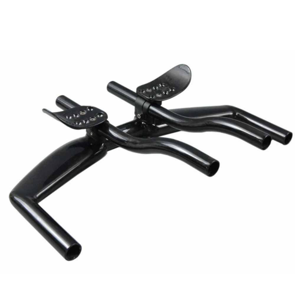 Цена Полностью углеродное волокно для велосипеда TT, подставка для руля, наконечники 31,8 мм, запчасти для велосипеда, аксессуары для дорожного вел...