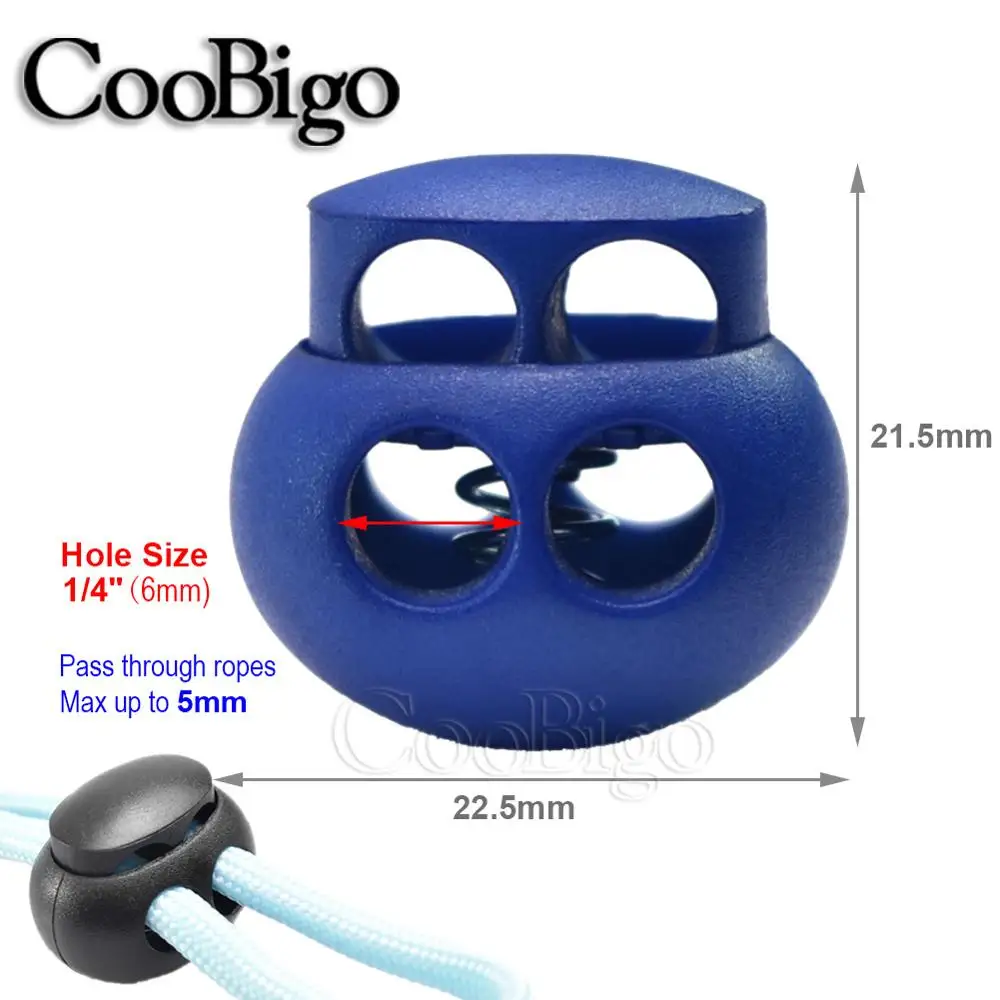 12 шт. цветные овальные заглушки для шнурков 2 отверстия диаметр 6 мм | Спорт и