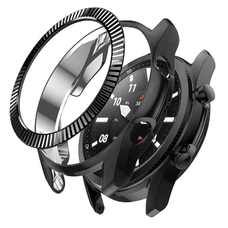 

Protector Bezel For Samsung Galaxy Watch 3 45mm 41mm Protector Case Adhesive CoverAnti Scratch Case For Galaxy Watch 3 Accessory