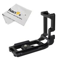 haoge vertical shoot qr quick release l plate camera bracket holder for canon 5d mark iii 5d3 5ds 5dsr body camera