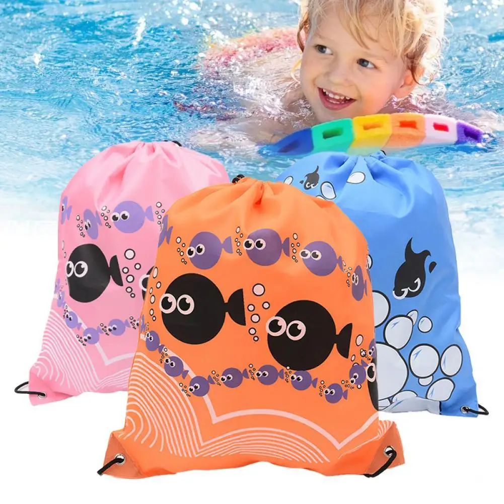Экологичная удобная детская сумка через плечо для плавания, легкая сумка через плечо, многофункциональная для одежды