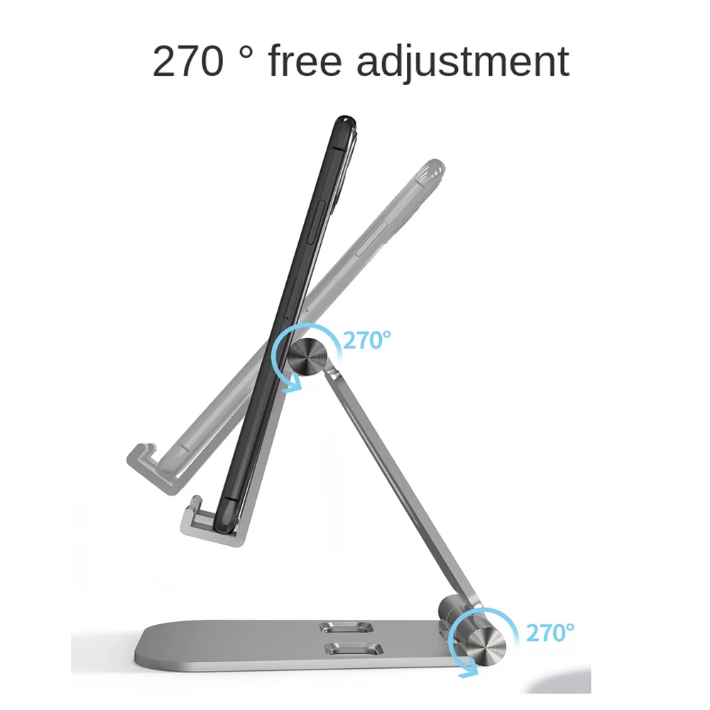 metal phone holder foldable desk tablet stand universal portable for smartphone iphone ipad pad adjustable mini size free global shipping