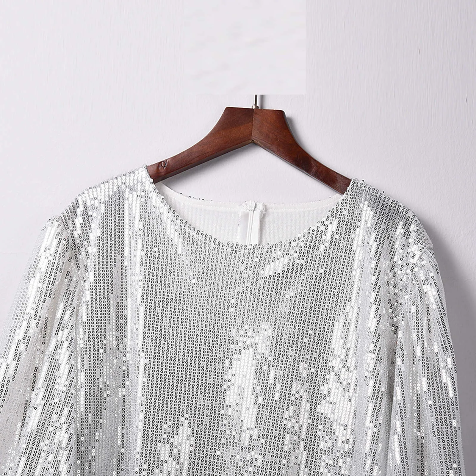 Сексуальное платье для женщин Мода Sexy комбинированное с круглым вырезом и