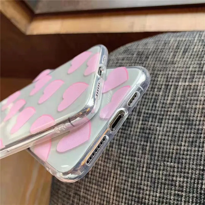 Lovebay чехол для телефона iPhone 11 6 S 7 8 Plus X XR 11Pro XS Max милый мультяшный волнистый