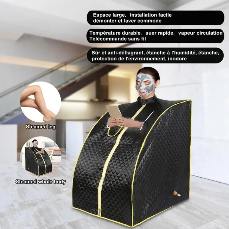Портативная терапевтическая Паровая сауна домашняя спа для похудения ванная