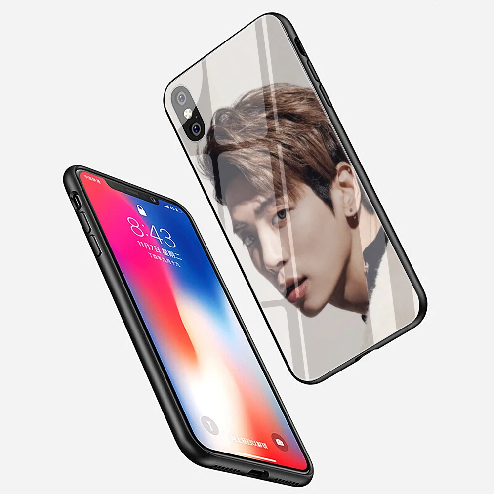 Чехол для телефона из закаленного стекла EWAU Shinee Kim JongHyun iphone 5 5s SE 6 6s 7 8 Plus X XR XS 11 12 Pro