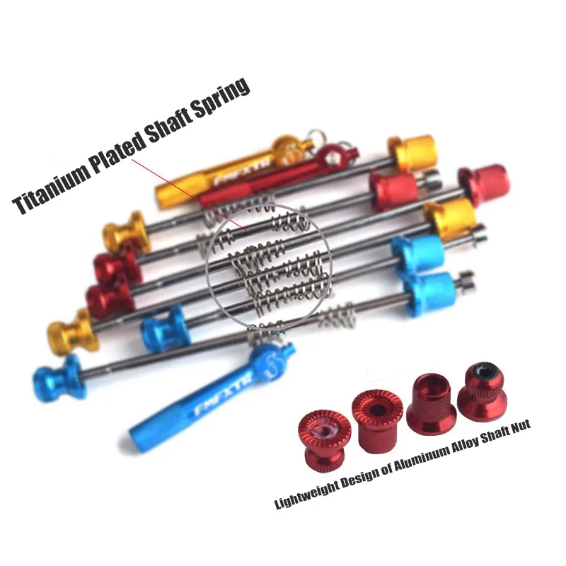 

Mountain Bike Tools 115g/pair Axis Skewers QR MTB Road Bike Bicycle Quick Release Wheel Hub Skewers Bicycle Repair Tool Kit