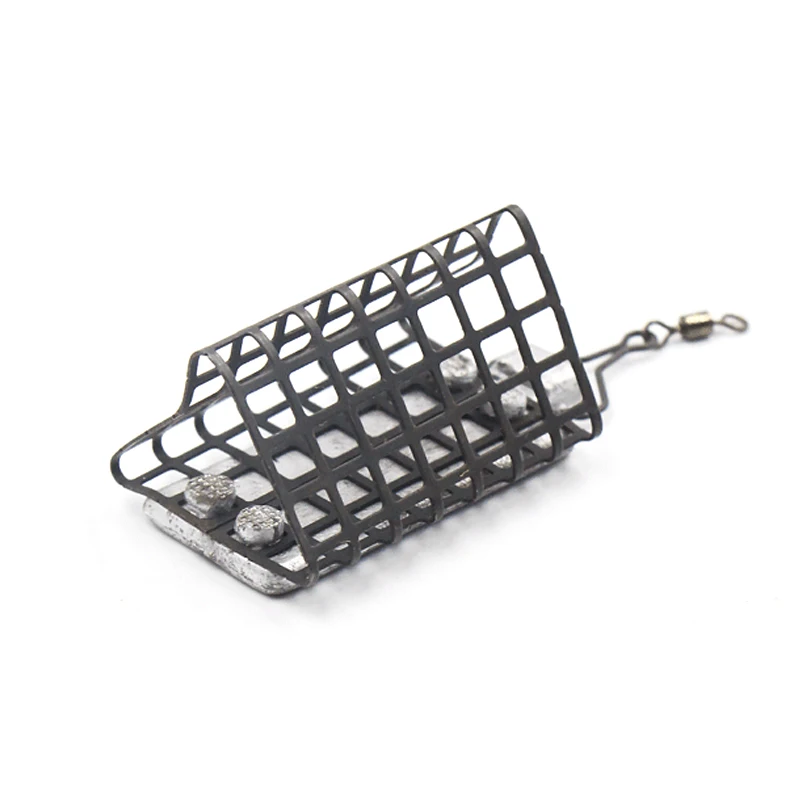 Metal Triangle Fishing Feeder Sinker 30g/60g Bait Basket Cage Tackle Lure Accessories | Спорт и развлечения