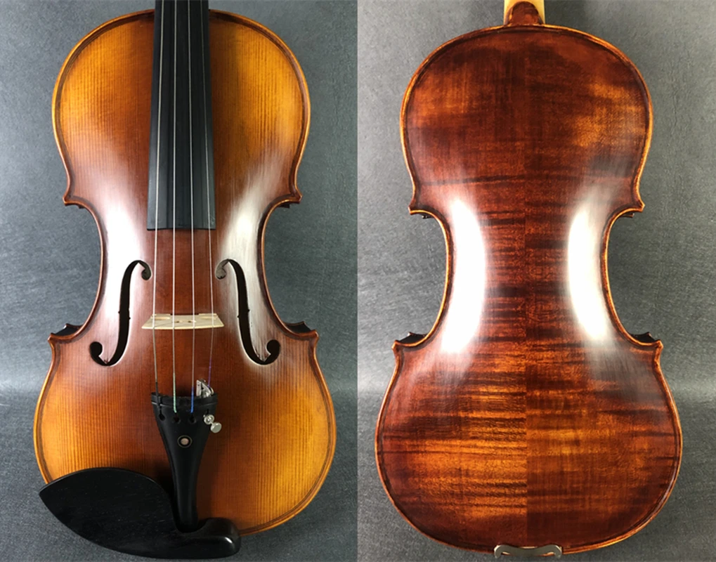 Настоящая фотография ручной работы 4/4 скрипка Cкрипка Violin чехол amammoon аксессуары