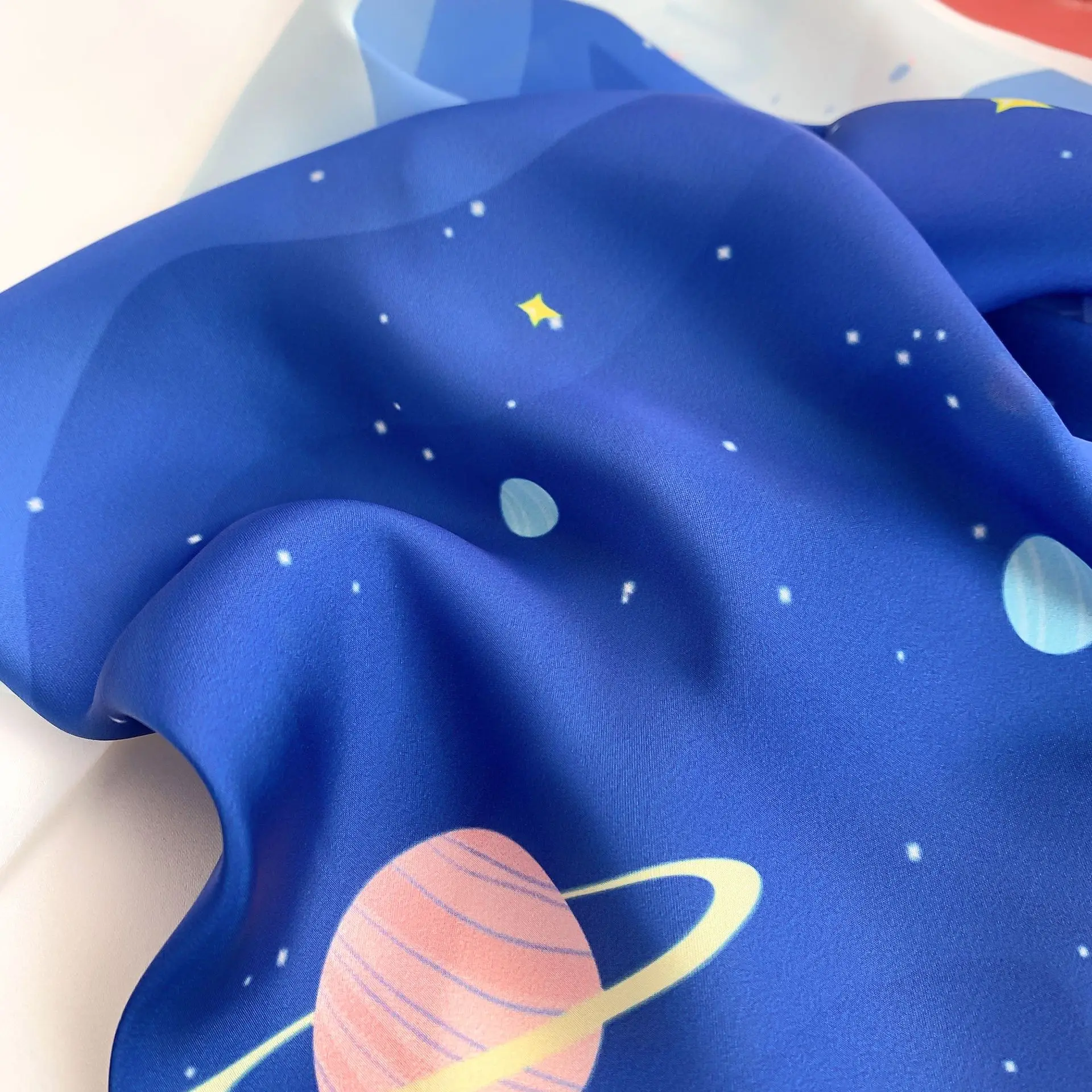 

Luxury Silk Head Scarf For Women Fashion Kerchief Print Hair Scarfs 2021 new Square Headband Neck Scarves For Ladies Dropship