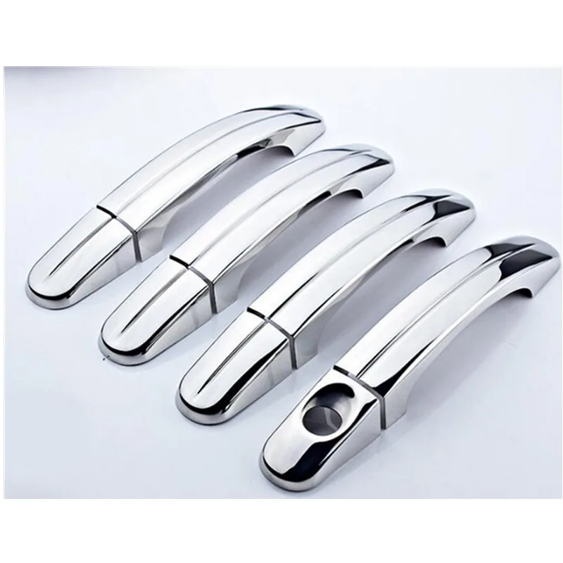 Хромированные накладки на дверные ручки из АБС пластика автомобильные