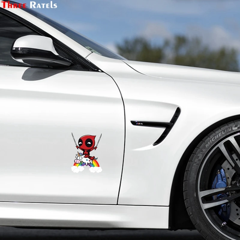 Наклейка на радужную стену автомобиля 13 х16 9 см |