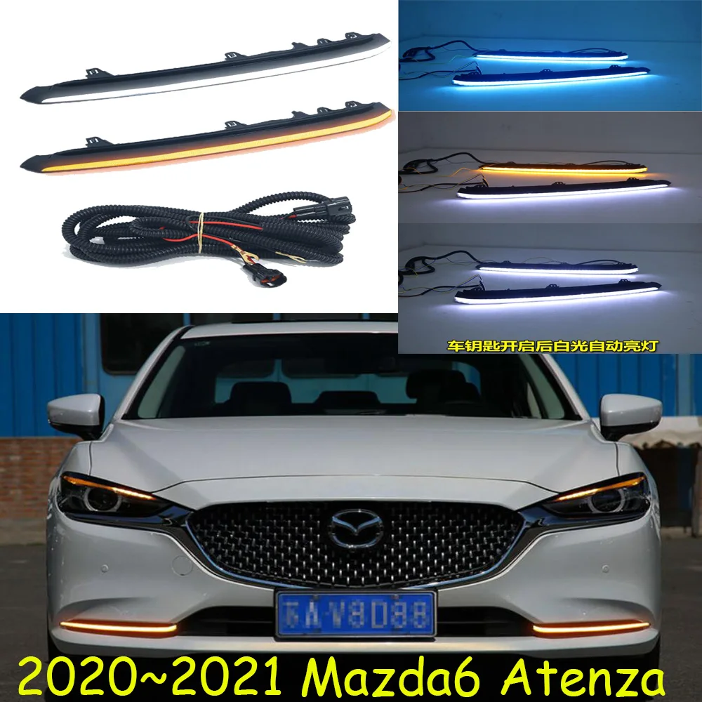 Faro paraurti auto per Mazda6 atenza luce diurna aurion 2020 ~ 2021y DRL accessori auto faro LED per fendinebbia Mazda6