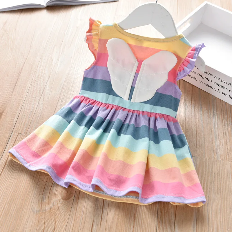 

Girl Dress New Baby Dresses Pattern Print Lemon Cartoon Birthday Dress Female Baby Summer Clothes Kids Girl Clothes