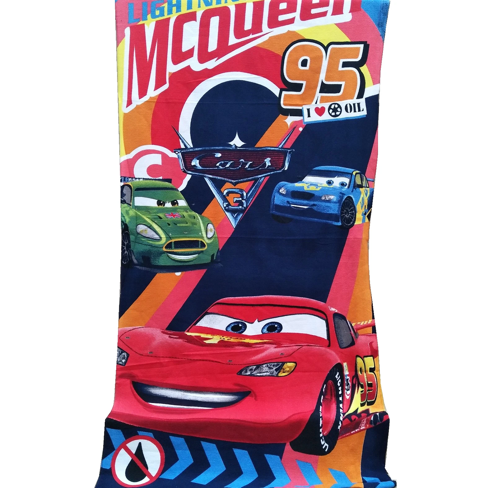 Disney Mc queen Cars, домашние банные и пляжные полотенца, одеяло для мальчиков и девочек, одежда для плавания, мочалка, полиэстер, 70x140 см