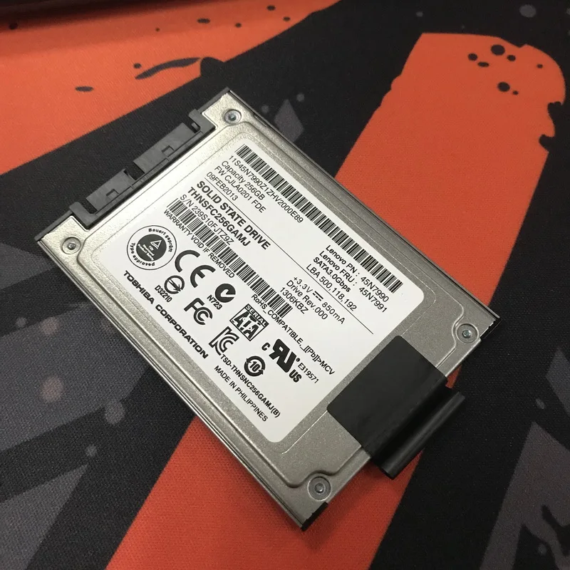 TOSHIBA Micro SATA 256GB твердотельный накопитель SSD 1," 256G для X300 X301 T400S T410S T410SI 2530P 2540P 2730P 2740P Xt2