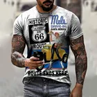 Лидер продаж 2021, футболка в стиле дороги для мужчин и женщин, спортивная одежда с 3D принтом, Повседневная Приталенная футболка из полиэстера в стиле Харадзюку 66