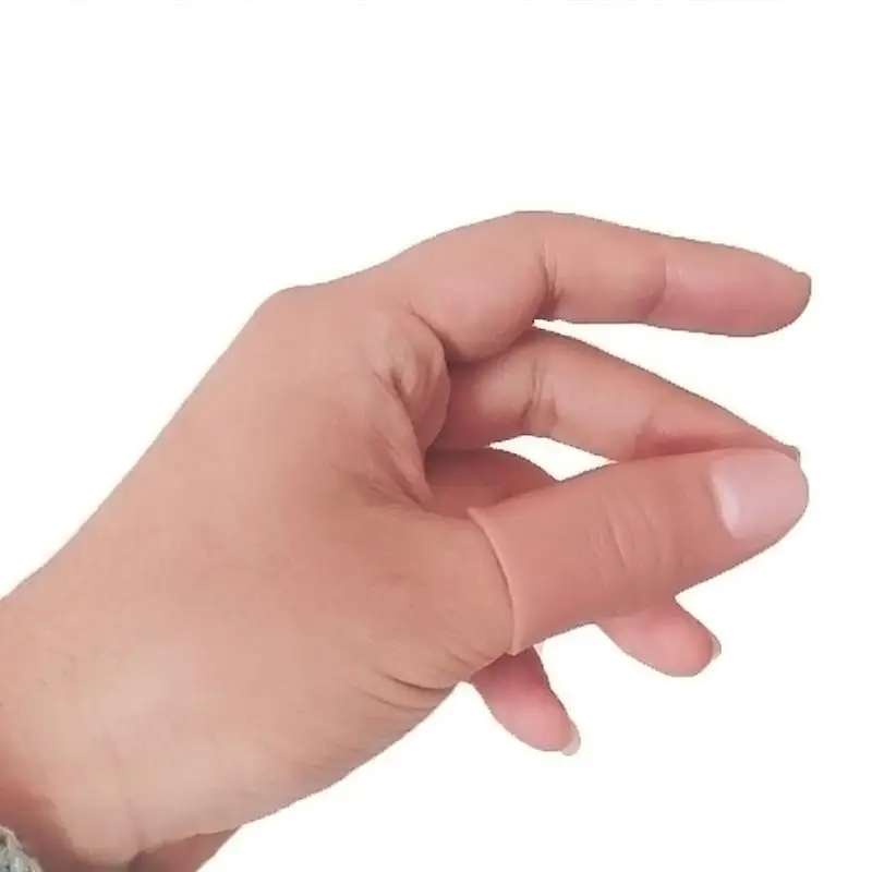 

Soft Thumb Tip Finger Fake Trick Vinyl Toy Prank Trick Close Vanish Appearing Finger Tips Thumb Props Up