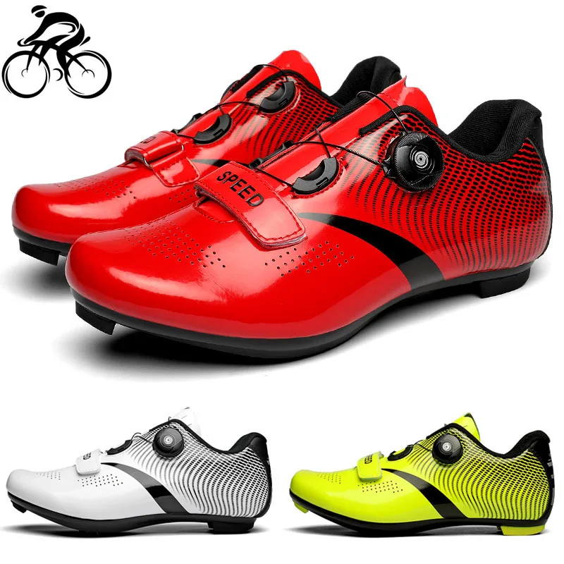 

Self-Locking Road Cycling Shoes Men sapatilha ciclismo Mountain Bike Ultralight Bicycle Sneakers Professional Breathable Shoes