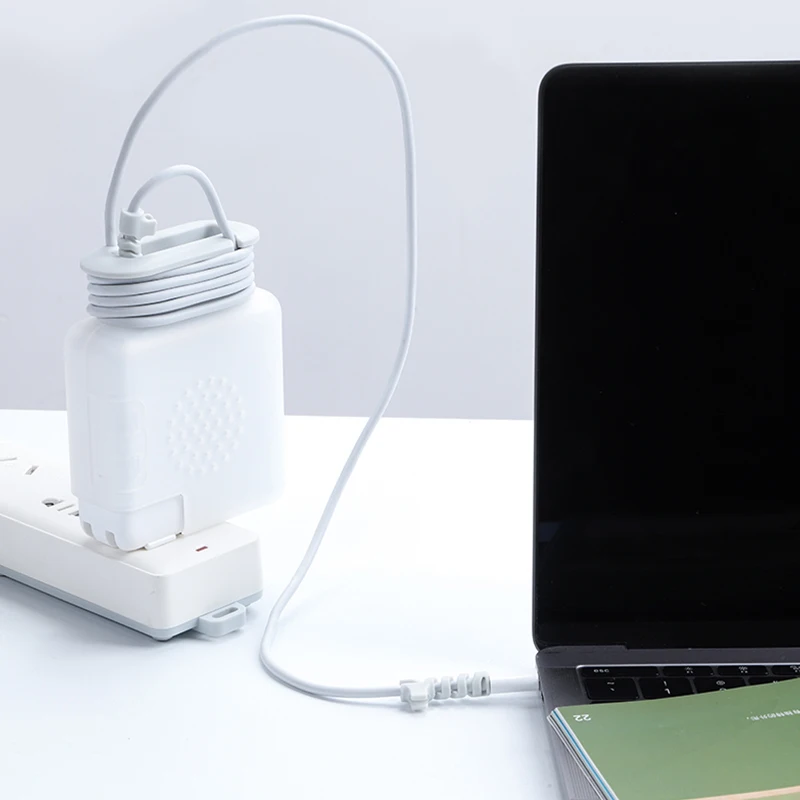 

For MacBook Pro Air M1 Power Adapter Case 61W 96W 30W 45W Charger Protector Case Shell With Cord Winder Cable Protector