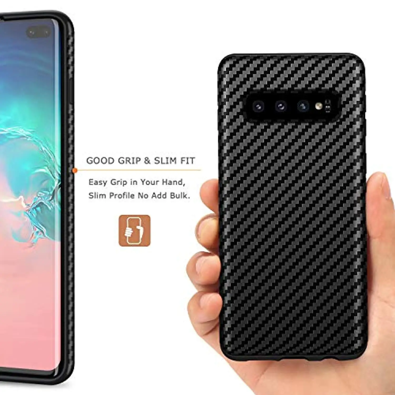 Матовый чехол из углеродного волокна для Samsung Galaxy S10 Plus S10E S9 S8 ТПУ Note 10 9 8 A6 A7 J4 J6 J8 2018