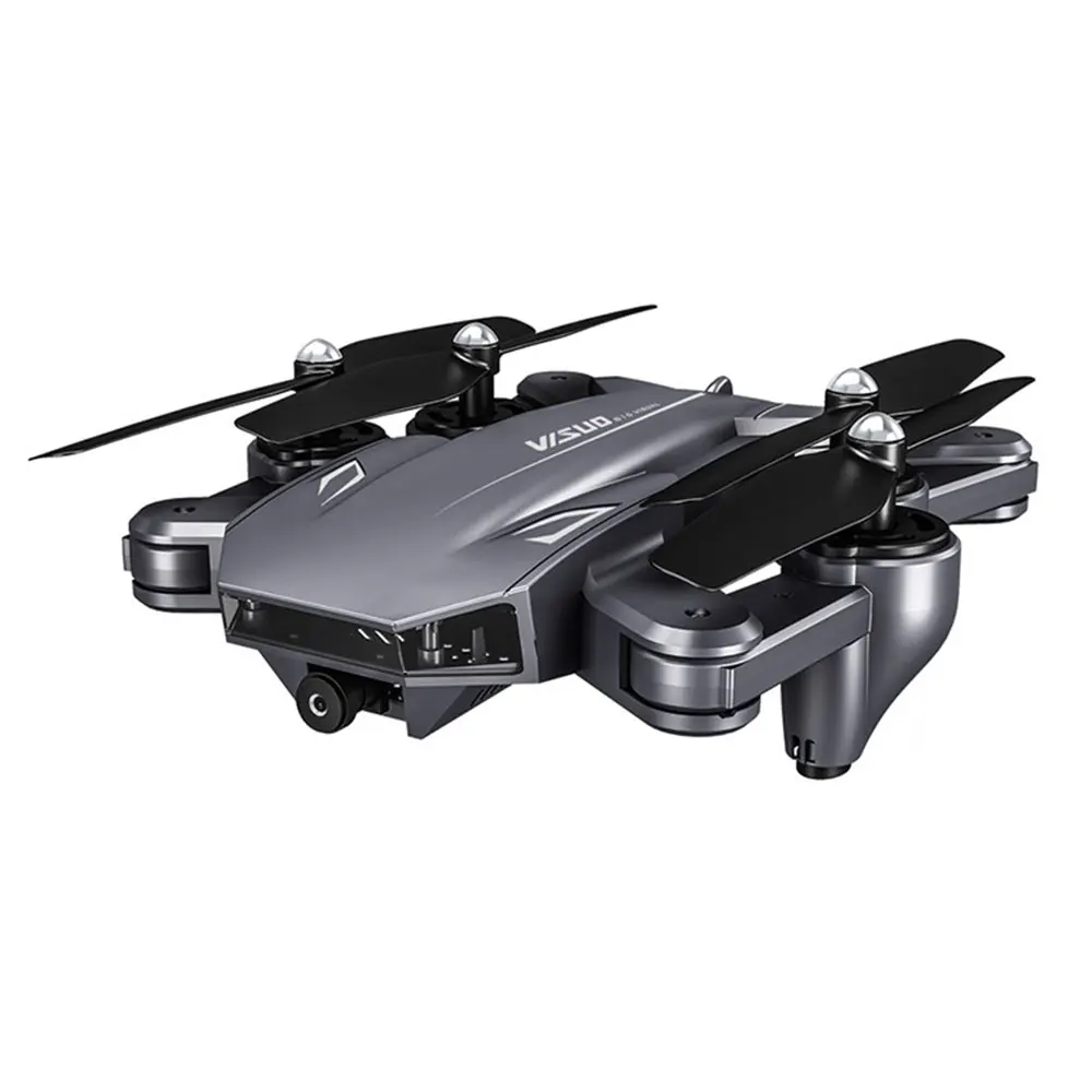 RC Дрон Квадрокоптер складной с двойной камерой WiFi FPV 720P жестовая съемка