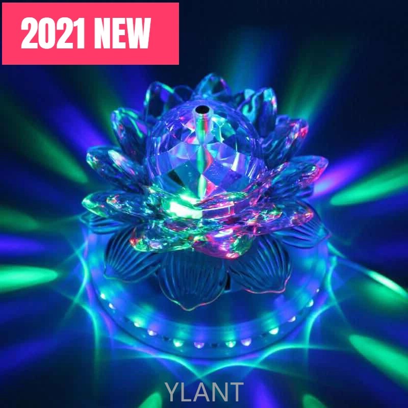 

Auto Rotating Disco RGB Led Stage Light Magic Ball Party Club Stage Lighting Effect For Christmas Home KTV Xmas Wedding Show Pub