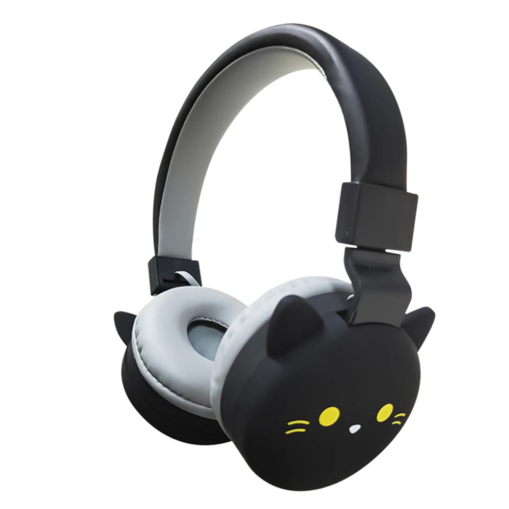 Милые Мультяшные Bluetooth наушники с поддержкой FM MP3 гарнитура Музыка 3D стерео