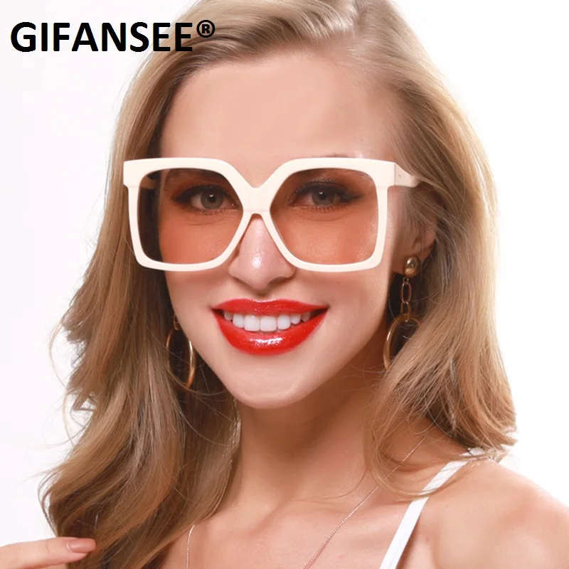 Очки солнцезащитные GIFANSEE мужские/женские квадратные брендовые дизайнерские