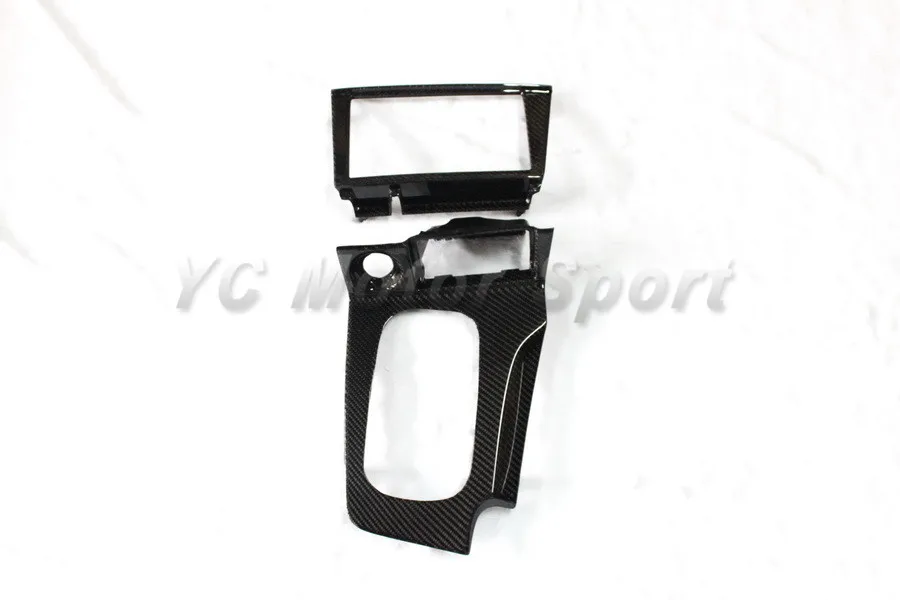 

Car Accessories Dry Carbon Fiber Interior Trim Cover Fit For 1999-2002 R34 GTR GTT RHD Gear Surround & Monitor Surround