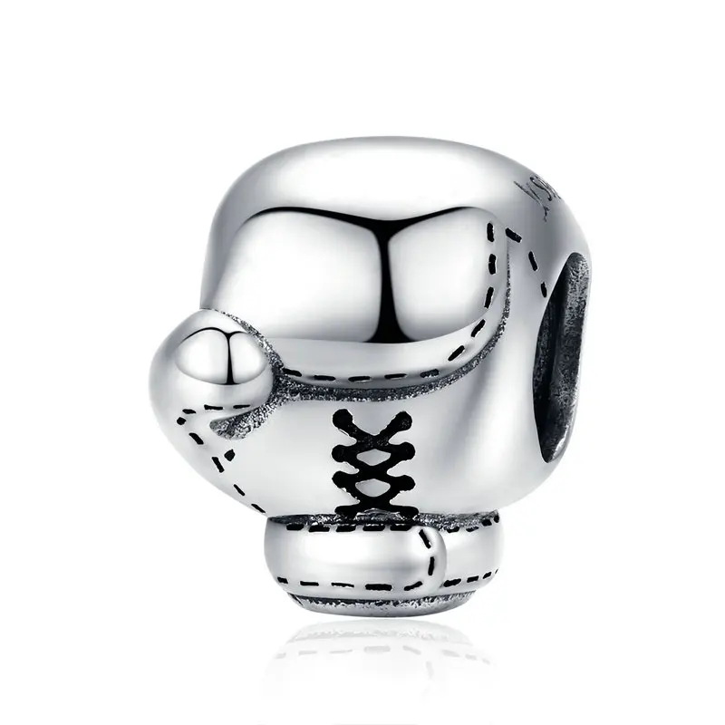 Fit Pandora браслет Шарм Ожерелье Подвеска 925 стерлингового серебра Единорог подвески для женщин ювелирные изделия из бисера - Цвет: sc1325