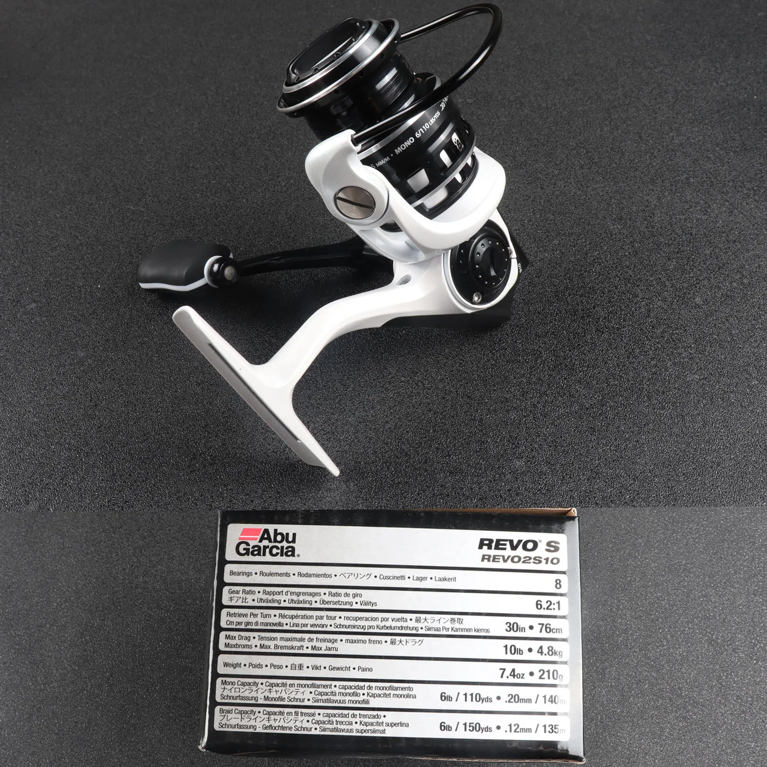 

Original ABU GARCIA Baitcasting Fishing 8.0:1 Reel Lure Fishing Reel Fresh&Saltwater Spinning Reel