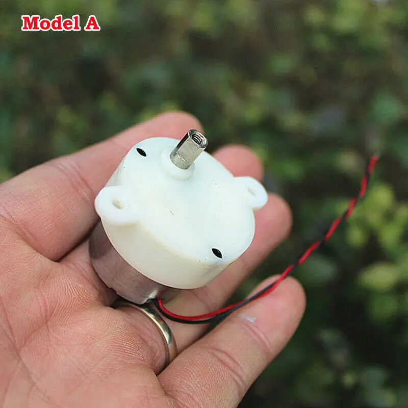 Редуктор с медленной скоростью постоянный ток 6 в 5 об/мин миниатюрный 300