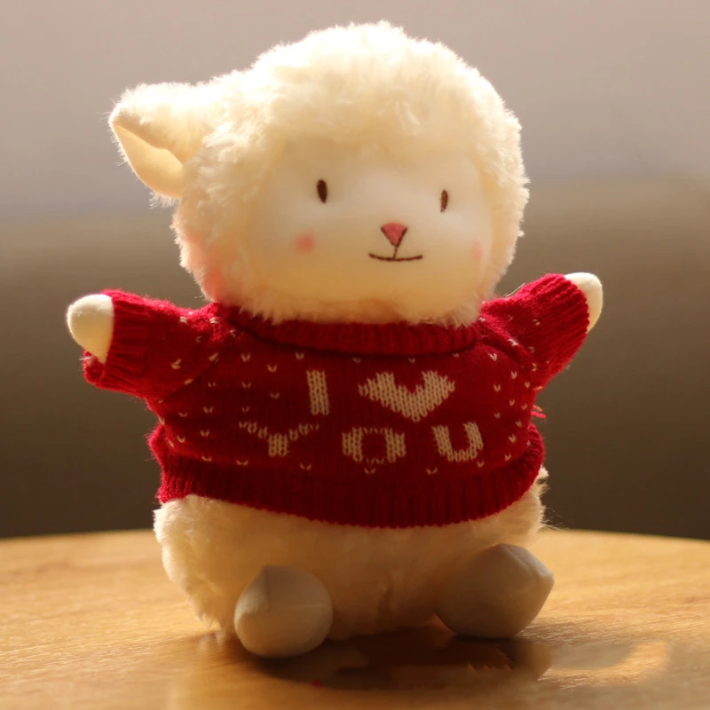 

Super Cute Animal Plush Alpaca Wool PP Cotton Filled Various Styles of Lamb Doll Plush Toy Doll Small Gifts