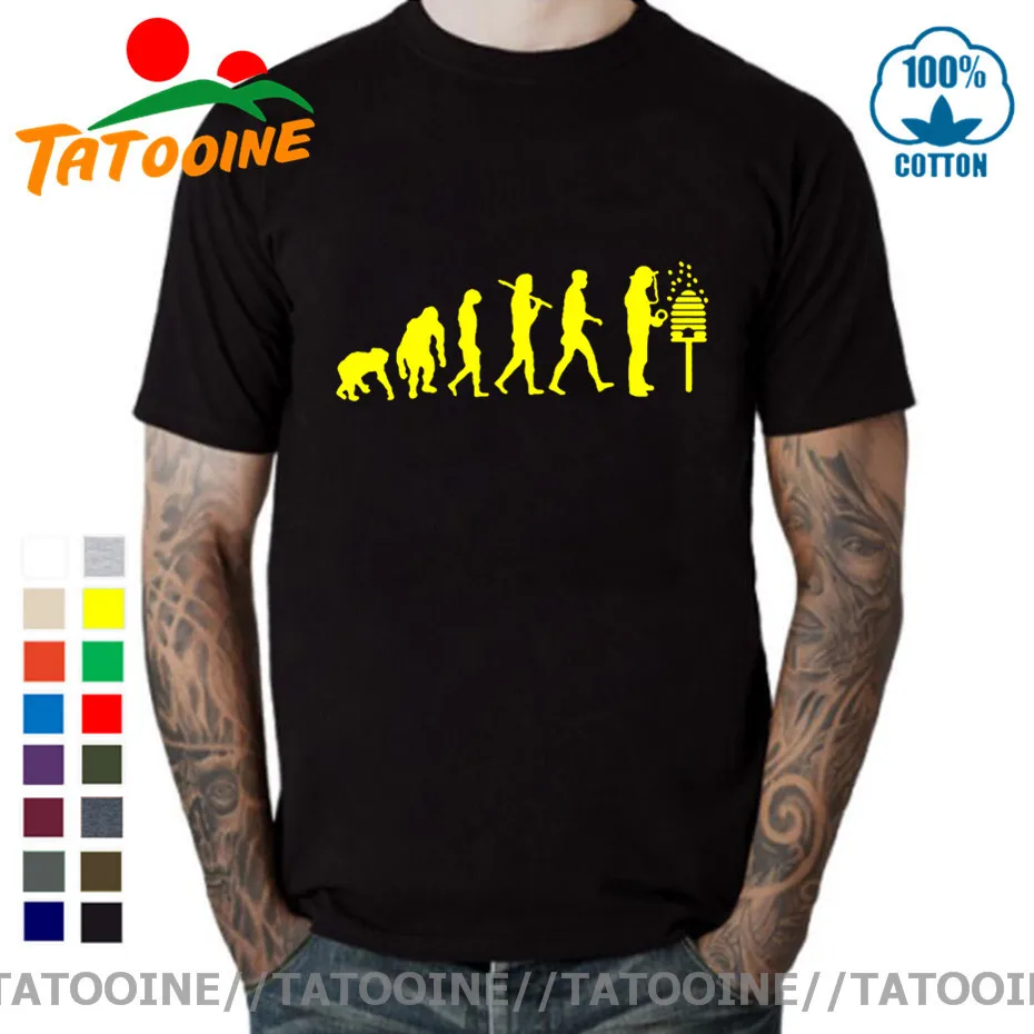 

Tatooine Summer Fashion Casual High Quality Standard Edition Funny Beekeeper Evolution T-Shirt Honey Bees Beekeeping T Shirt men