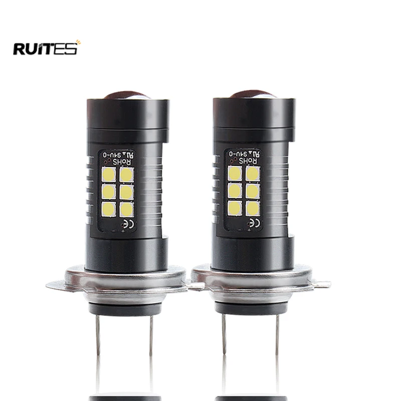 2 шт. автомобиль H7 led 9H3 H1 H4 H11 H15 9006 P13W Противотуманные фары дневного света лампы
