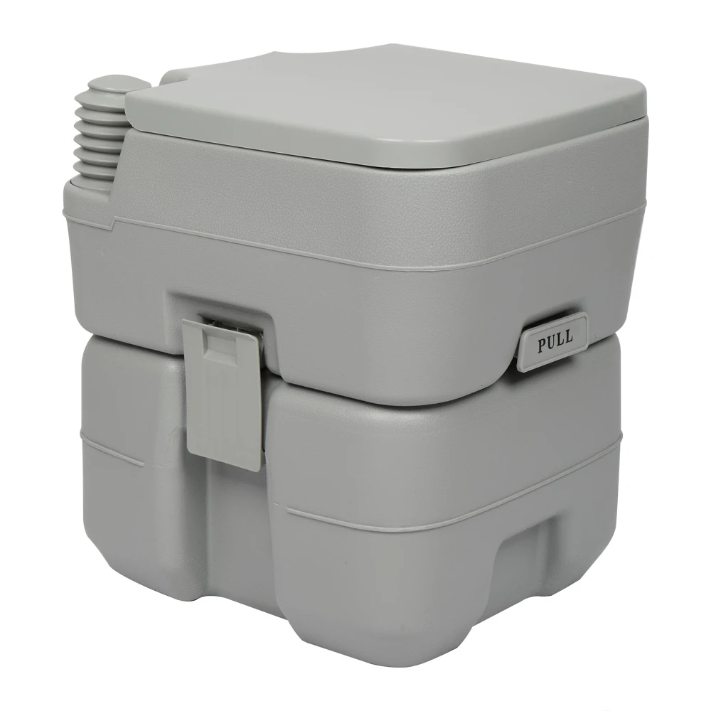 

20L Portable Removable Flush Toilet with Double Outlet US Warehouse In STOCK