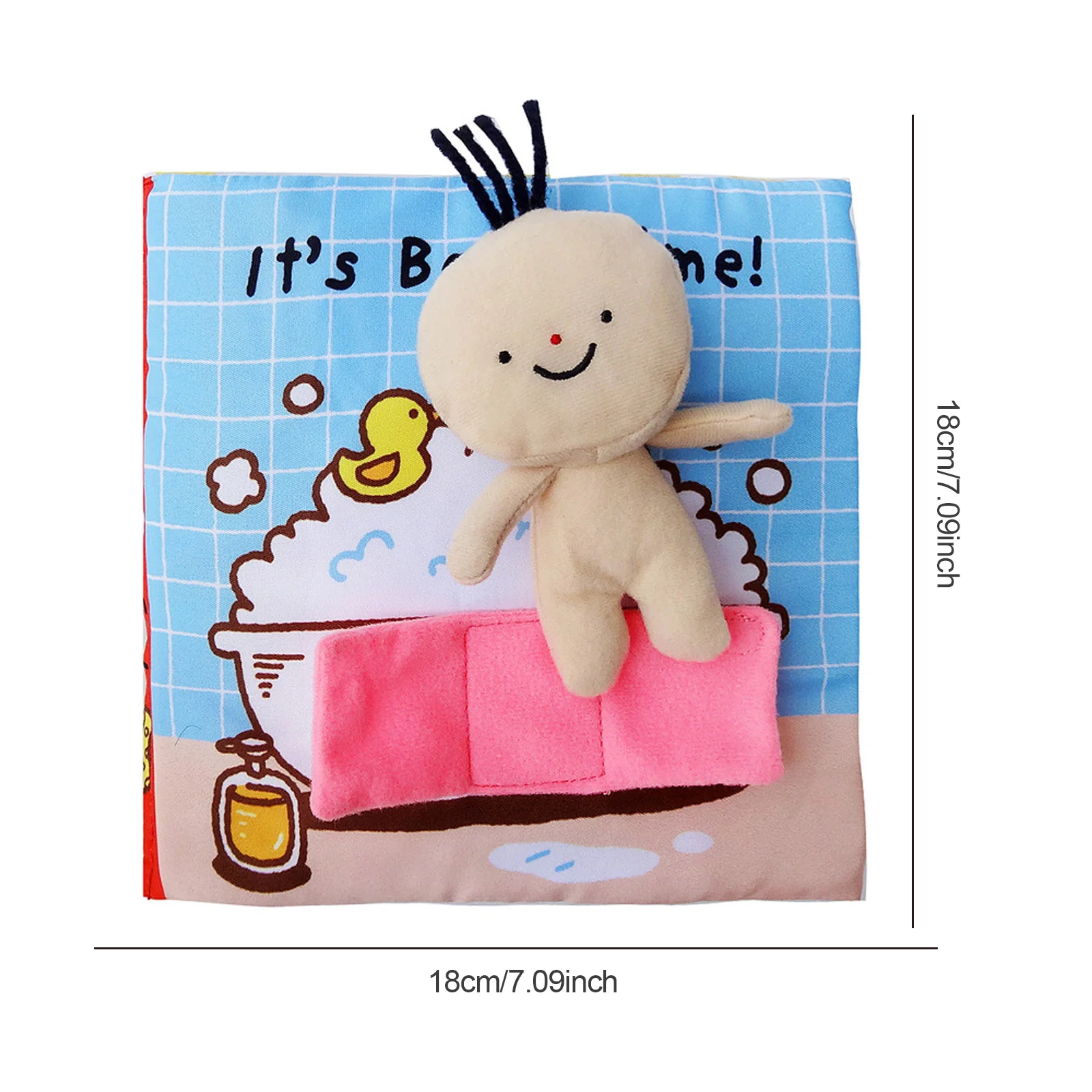 

0-12 Months Baby Soft Cloth Book Educational Toys Stroller Cute Infant Rattle Toy For Toddler Mobile Bed Fabric Book Baby Toy