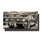Классические спортивные автомобили плакаты 1965 Ford Mustang автомобиль холст фотография для гостиной домашний Декор (без рамки)