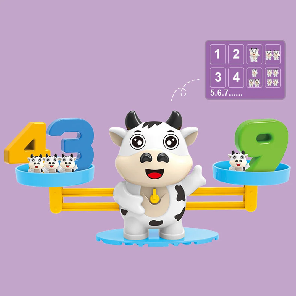 Детская математическая игра Монтессори настольные игрушки весы счетные Игрушки