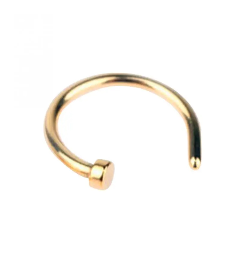 New Medical Titanium Punk Clip on Fake Piercing Body Nose Lip Rings Unisex Ring Women Septum Jewelry | Украшения и аксессуары